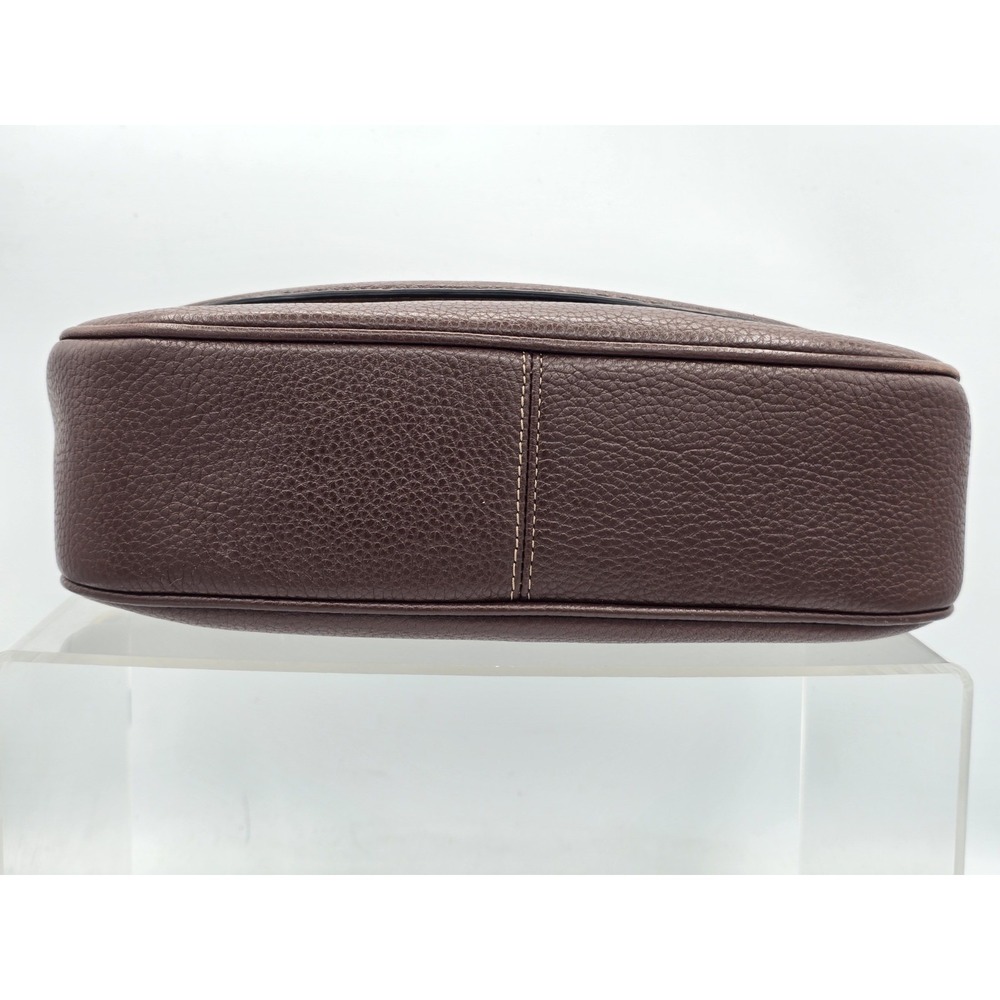 Coach Legacy Small Pebbled Leather Shoulder Crossbody Bag Brown Brass/Maple - Picture 13 of 16